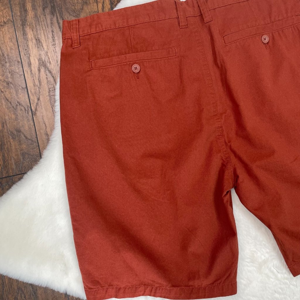 Mountain Warehouse Shorts 38 Take A Break Chino Burnt Orange Cotton Men's Nwt — image 6 of 8
